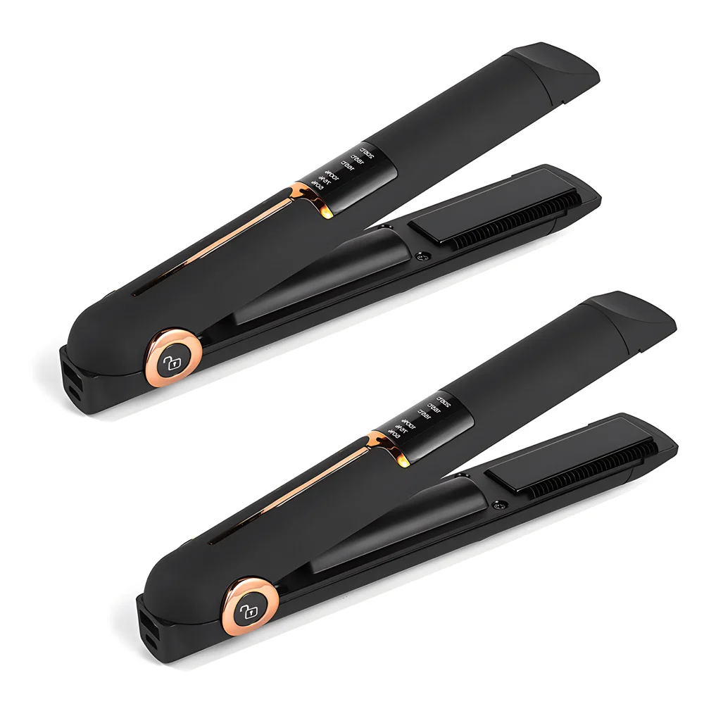 Rechargeable Mini Flat Iron Wireless USB Cordless Hair Straightener
