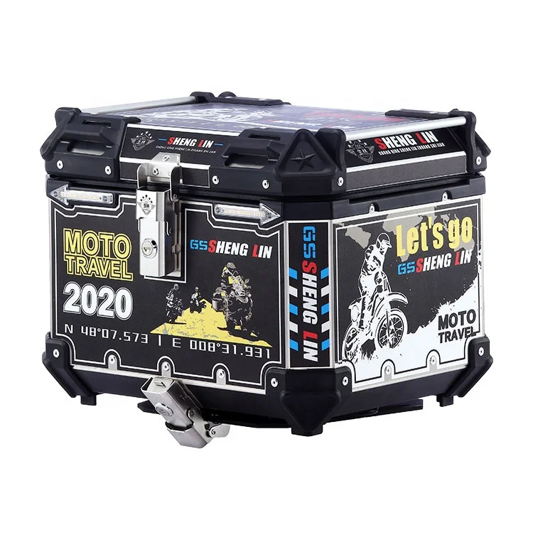 
SHENGLN Hot Selling Aluminum Motorcycle Storage Tail Box Accessories 