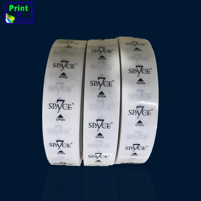 Custom transparent sticker roll BOPP label stickers