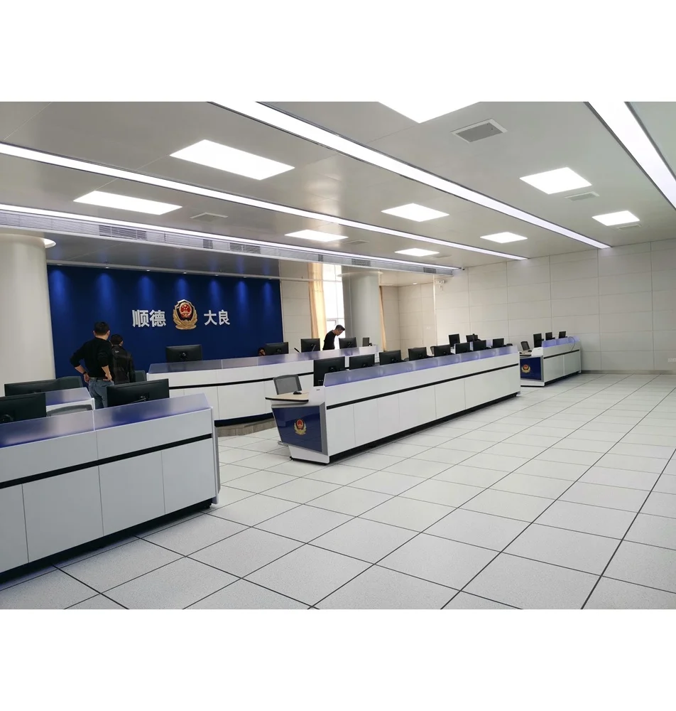 Integrator Systems Security and Traffic Management Custom Project Control Room Command Center Console Furniture