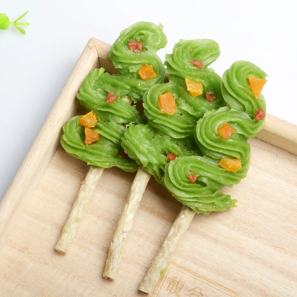 Durable using low price chicken strawberry cake dog new snack snack dog nature for