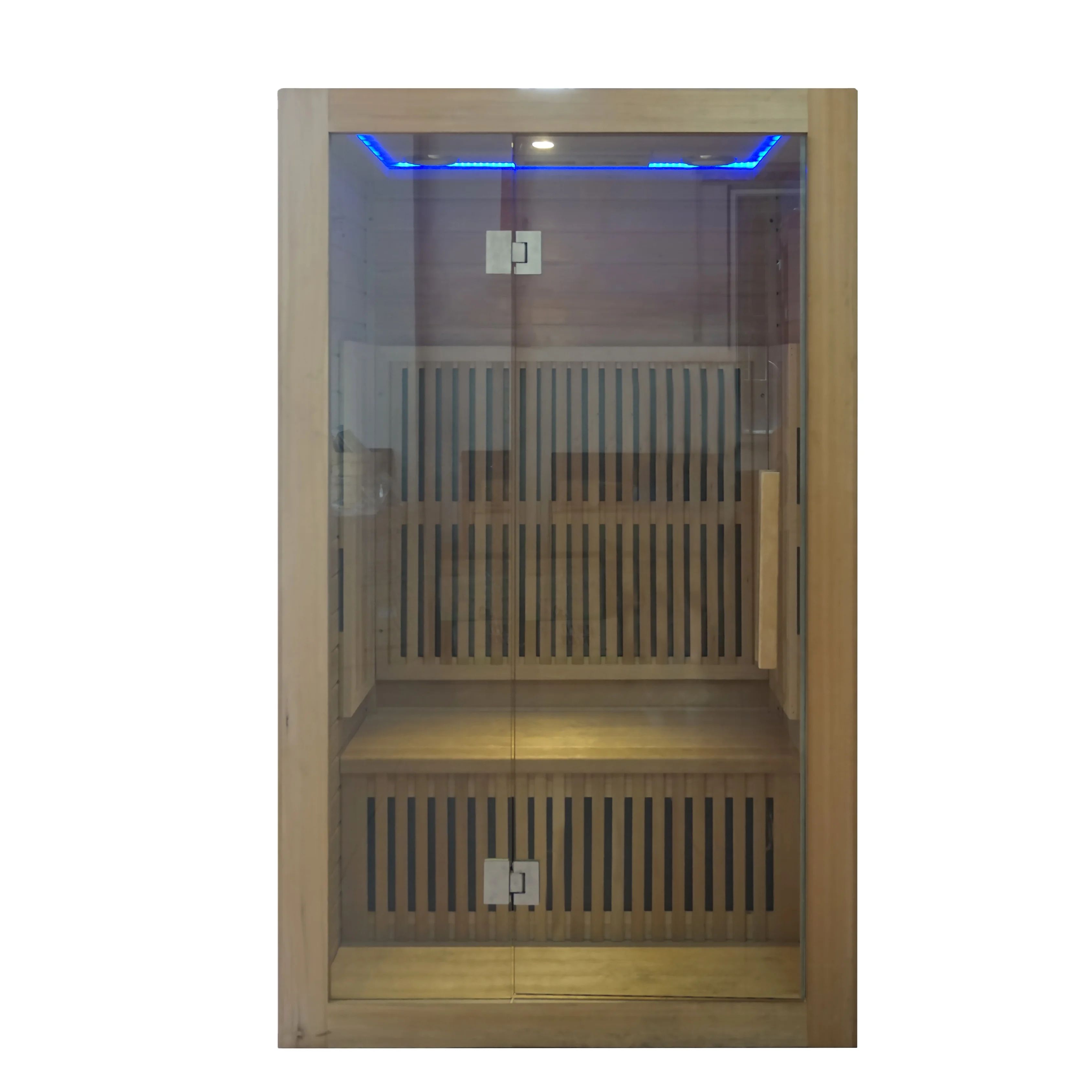 Traditional Home Mini Sauna Room With Smart Control Panel for 1 to 2 Person