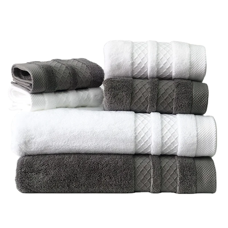 Wholesale bath towels 100% cotton luxury hotel supply
