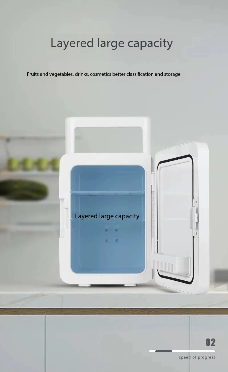 Portable Dual-Use 12V Constant Temperature Digital Display Compact Refrigerator Hot Cold for Car Home Dormitory Office Use