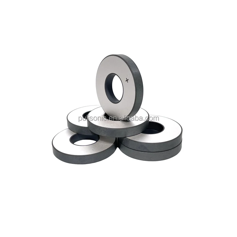 50*17*6.5mm Pzt Material Piezoelectric Vibrator Sensor Ceramic Electric Piezo Ultrasonic Transducer Rings