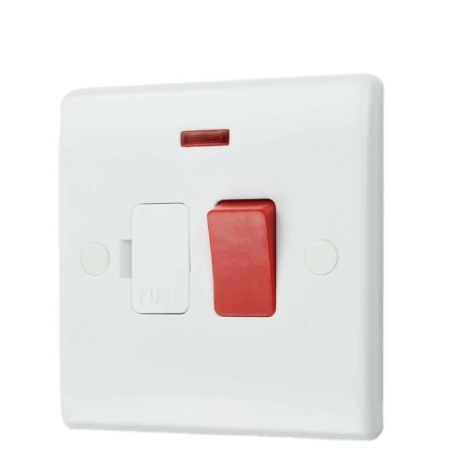 MG bakelite double pole 13 amp switched fused spur