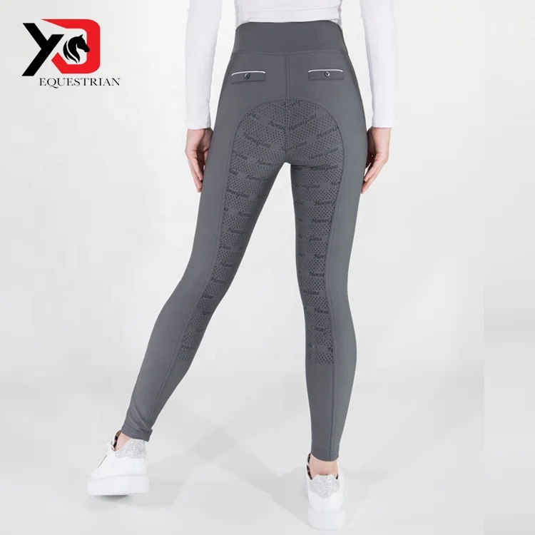 Horse Riding Breeches Horse Racing Pants Equitacion Riding  Waterproof Tights Full Seat Silicone Equestrian Riding Pants
