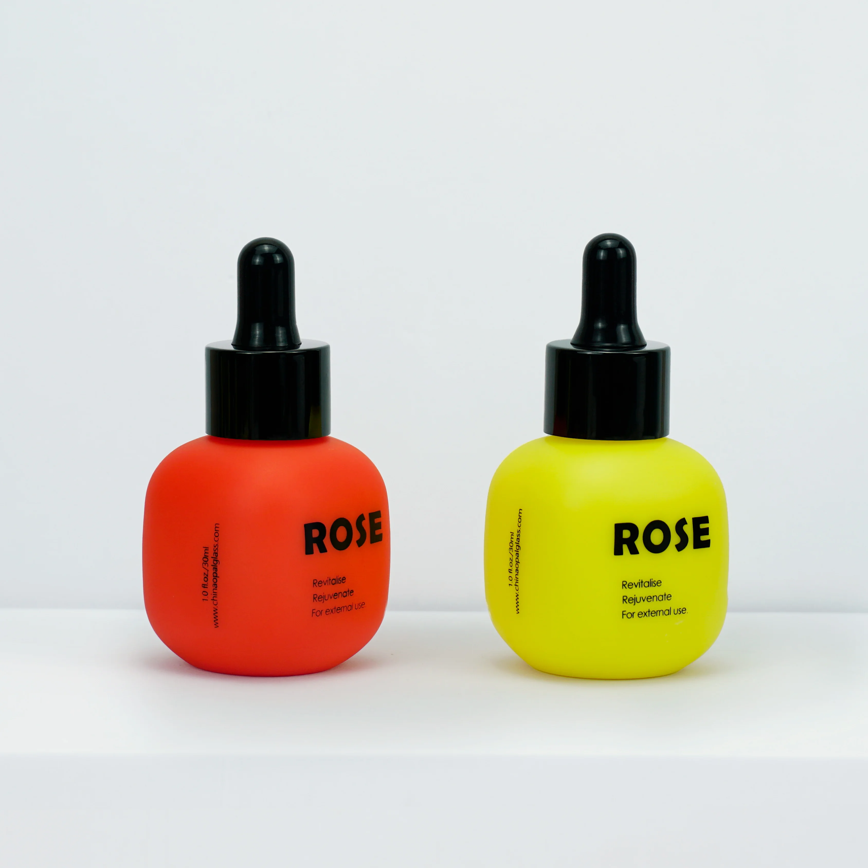 factory price high quality 30ml opal glass dropper bottle in custom color and printing for essential oil essence serum