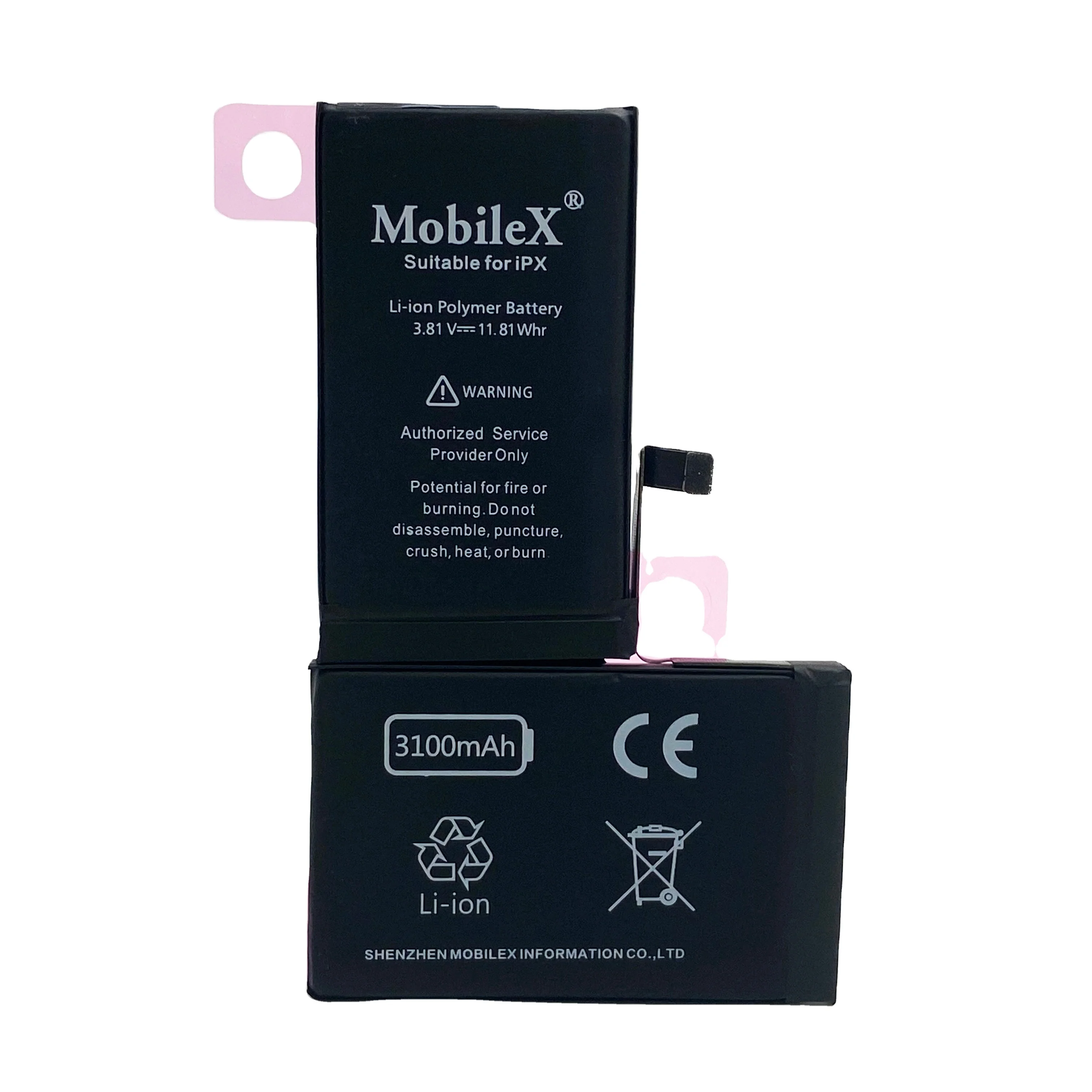 Custom logo rechargeable lithium ion batteries for iphone x 6 6s 7 7p  8p xr 11 11pro 12 12mini original battery