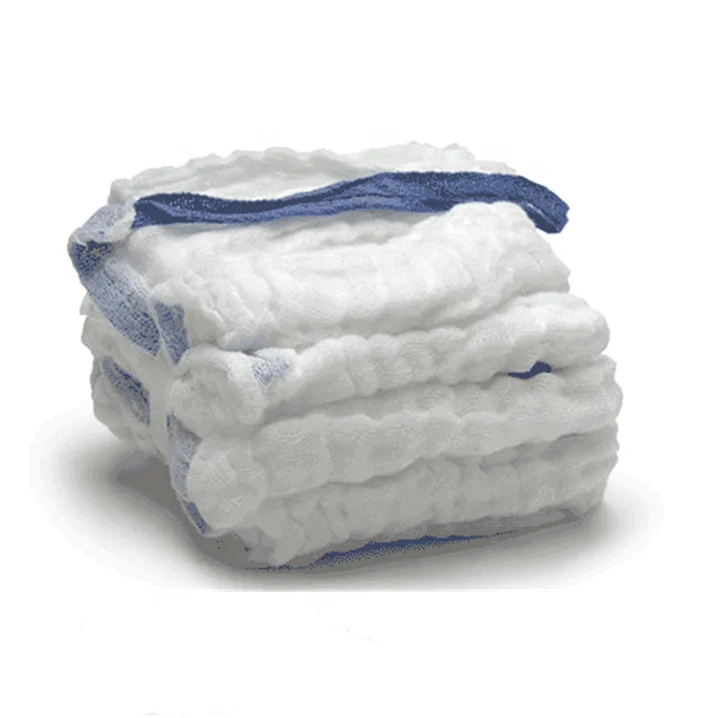 100% cotton high absorbency medical dressing towels/laparotomy sponges