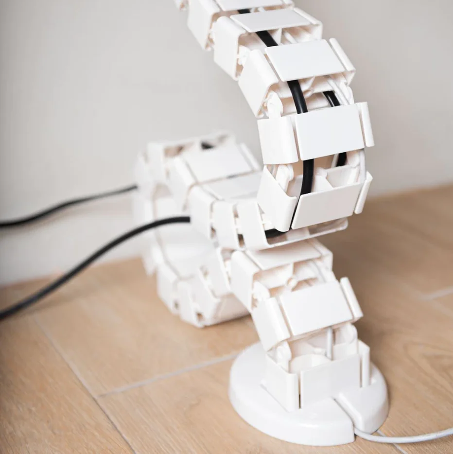 JOYE Factory Height Adjustable Desk Cable Spine Wire Cable Management Spine Under Desk Cable Tray