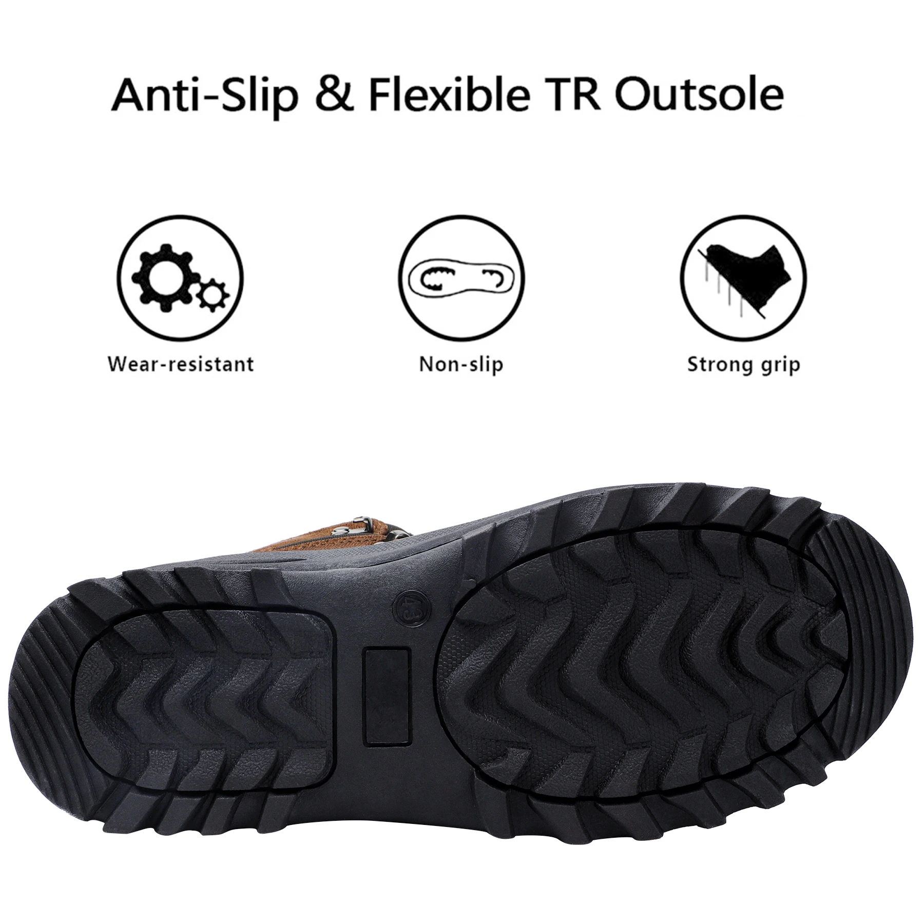 Производитель, низкий минимальный заказ, нескользящая спортивная обувь на шнуровке, охотничьи зимние ботинки, теплые зимние ботинки для мужчин