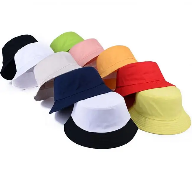 Blank Bucket Cap Women Travel Sun Hat