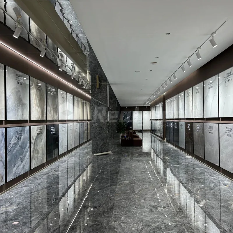 Luxury Large Format Porcelain Tile Glossy Sintered Stone 1200x1200 Flooring And Wall Porcelain Slab Tile For Hotel