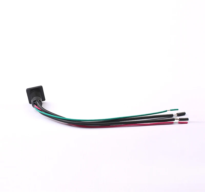 Toowei tiny latching momentary colored rectangle shape  surface mount spst push button switch waterproof ip67 12mm 250v