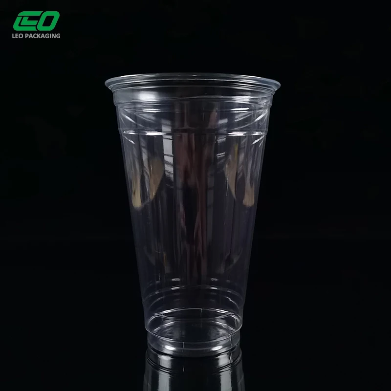 12oz 380ml strawless lid 16oz pet cup with strawless lid cover