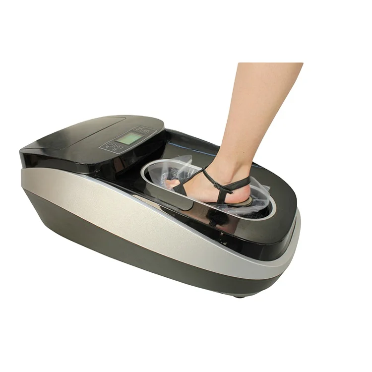 Heat shrinkable high grade automatic shoe cover dispenser machine for real estate use