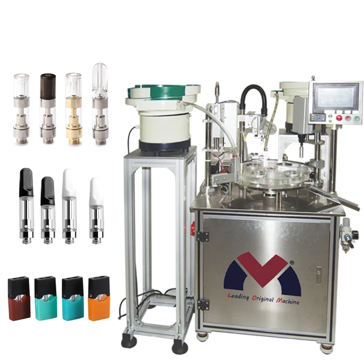Factory Supplying Cbd cartridge Hemp Oil Tincture filling Bottling Machine