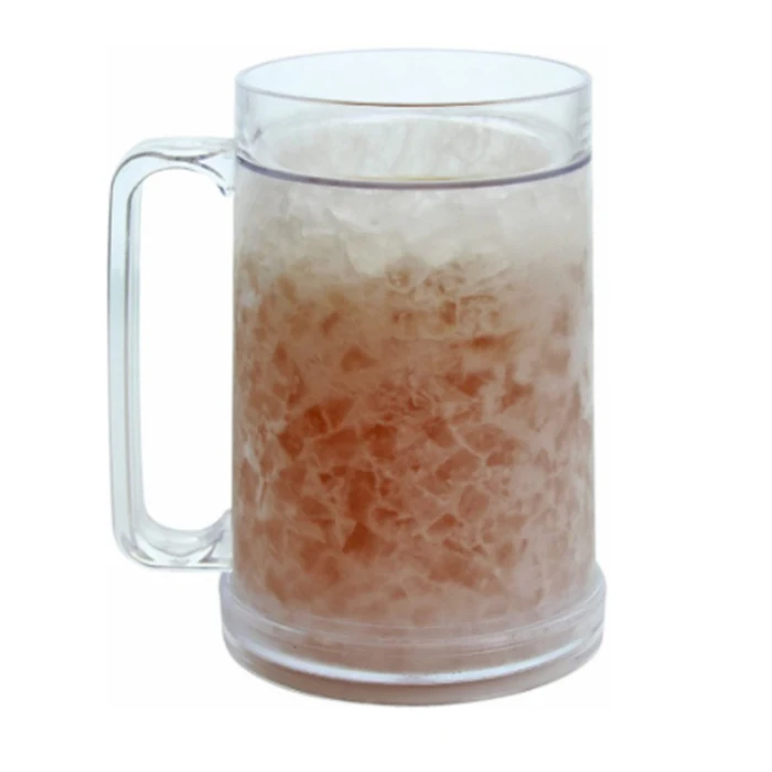 
Double Wall Freezer Beer Mug/Double Wall Gel Frosty Freezer Ice Mugs/Ice Cold Beer Mug Double Wall Gel Frosty Freezer Ice Mugs/Ice Cold Beer Mug /Plastic Double Wall Freezer Beer Mug