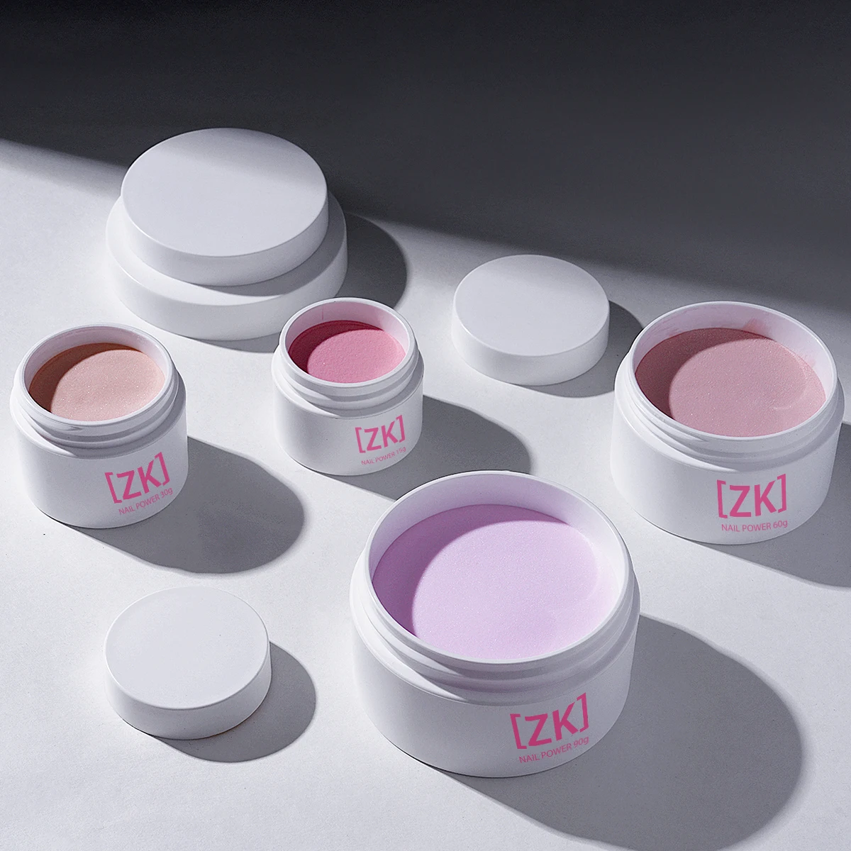 90g  Best Quality Acrylic Nail Powder Wholesale OEM Custom Cover Pink 2 in 1 mma  Acrylic Powder With Logo