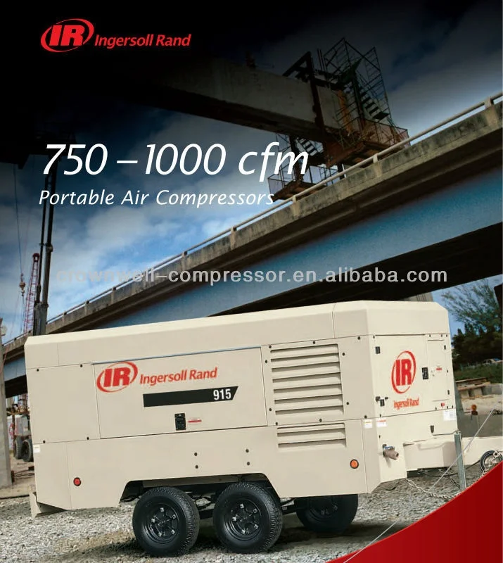 Ingersoll Rand Portable Air Compressor (Doosan Portable Air Compressor) IR Model VHP750WCAT MHP825WCU HP915WCU XP1000WCU