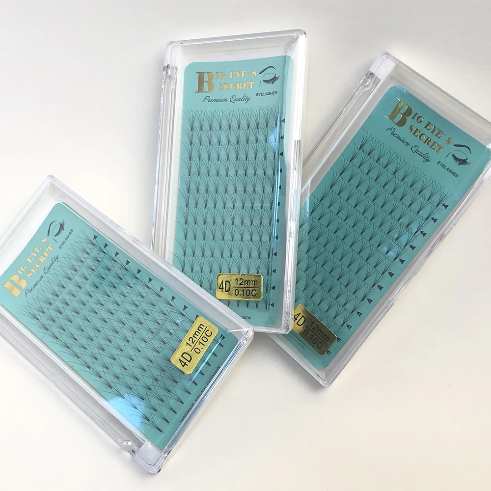 
Short Stem Russian Volume Premade Fans Private Label Eyelash Extensions 