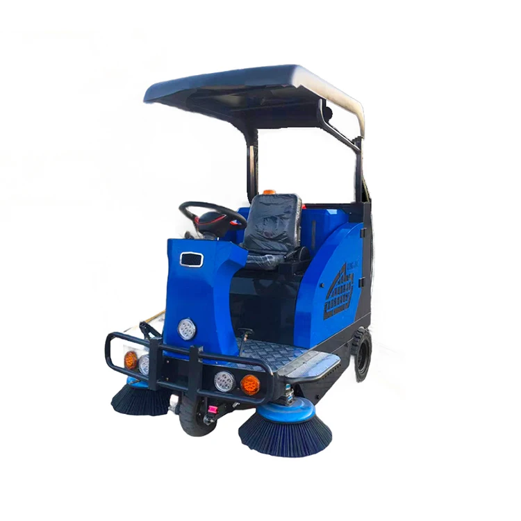 Good Quality Ride On Sweeper Street Sweeper Cleaning Equipment Electric three wheeled sweeper