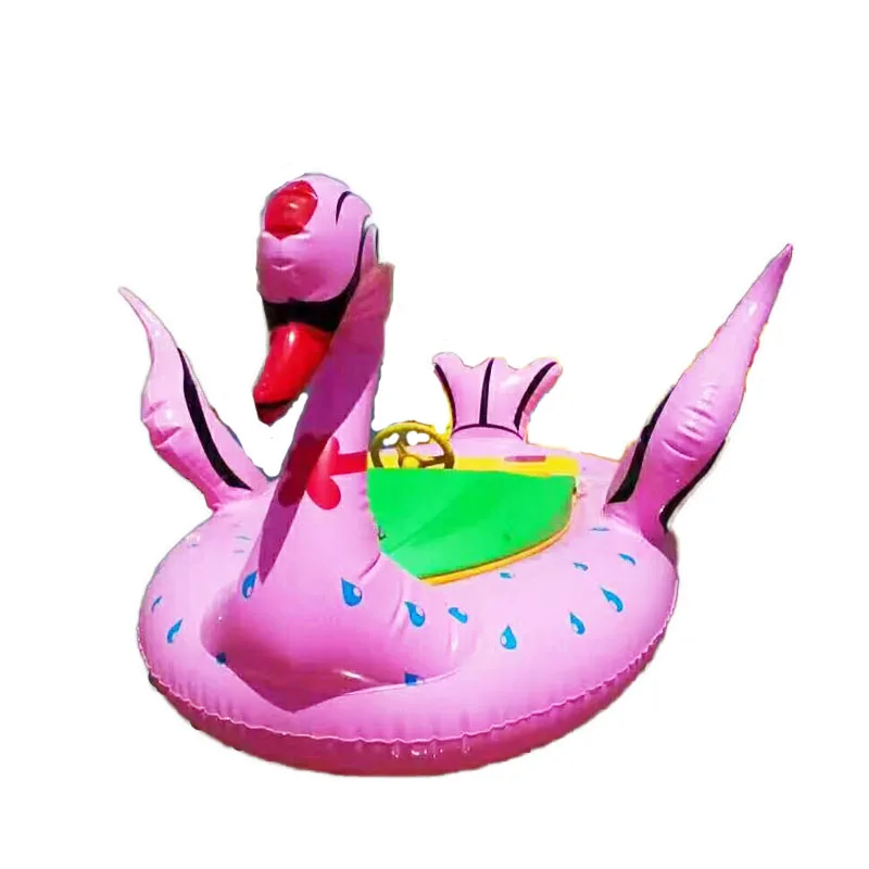 Wholesales Outside Other Amusement Park Facilities Product Water Games Floating Boat Animal Electric Power Bumper Boats for Kids