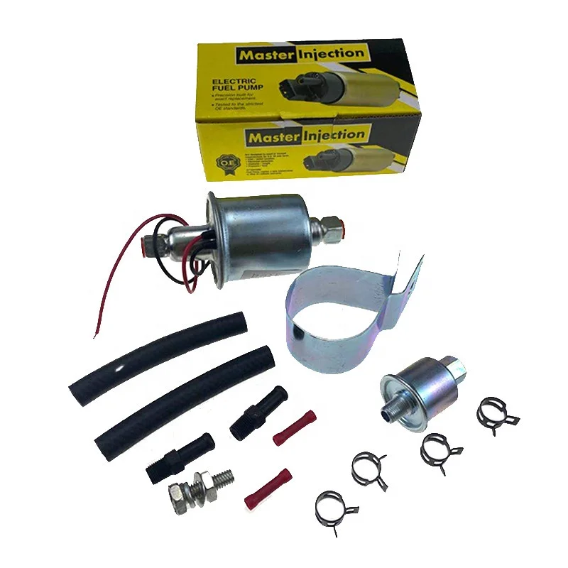 Универсальный бензиновый топливный насос E8016S T/EXT, КАРБЮРАТОР 2,5 psi-4psi, 12 Вольт, свободный поток