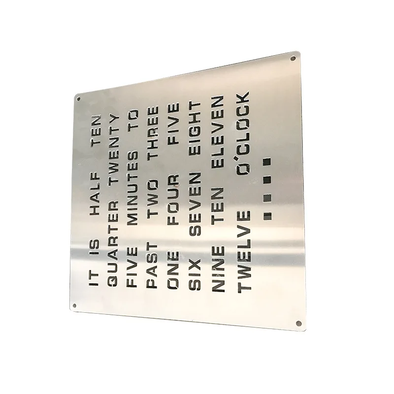 Custom Design Metal Stamping Letters Laser Cutting Stainless Steel Letters Sheet Metal for Fabrication