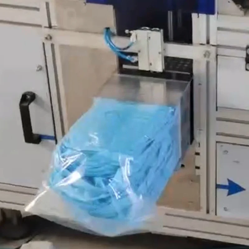 automatic shoe cover making machine with bag packing system
