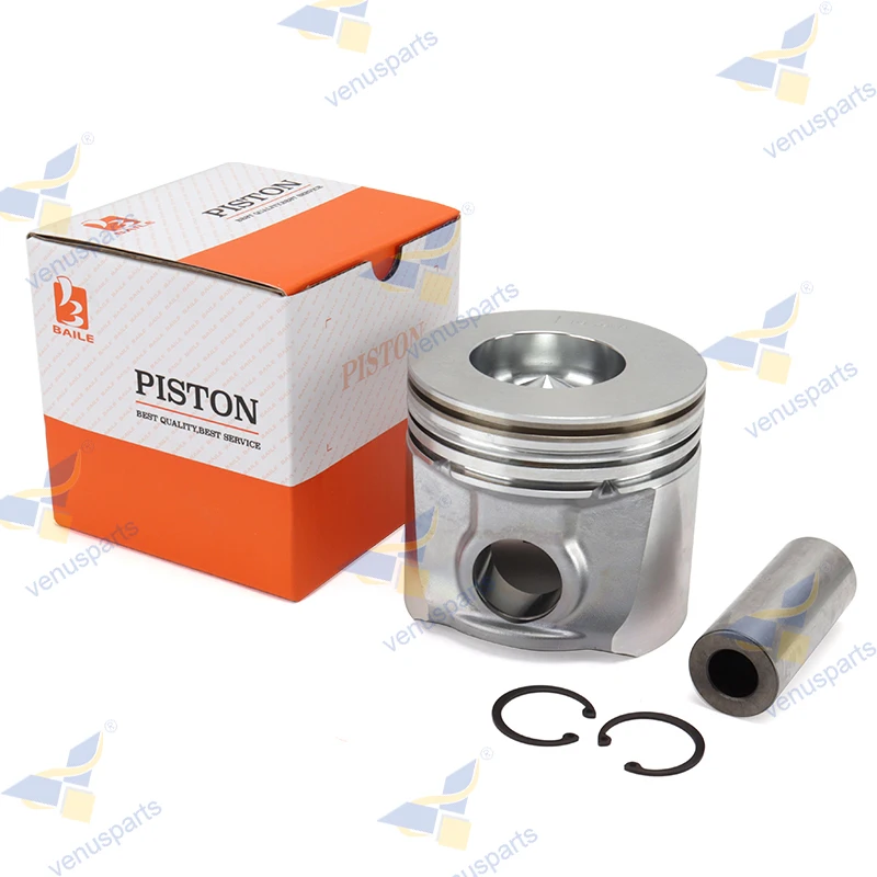 Piston Kit RE520573 Suitable For John Deere Engine 3029D 3029T Tractor Engine Piston With Pin And Clips