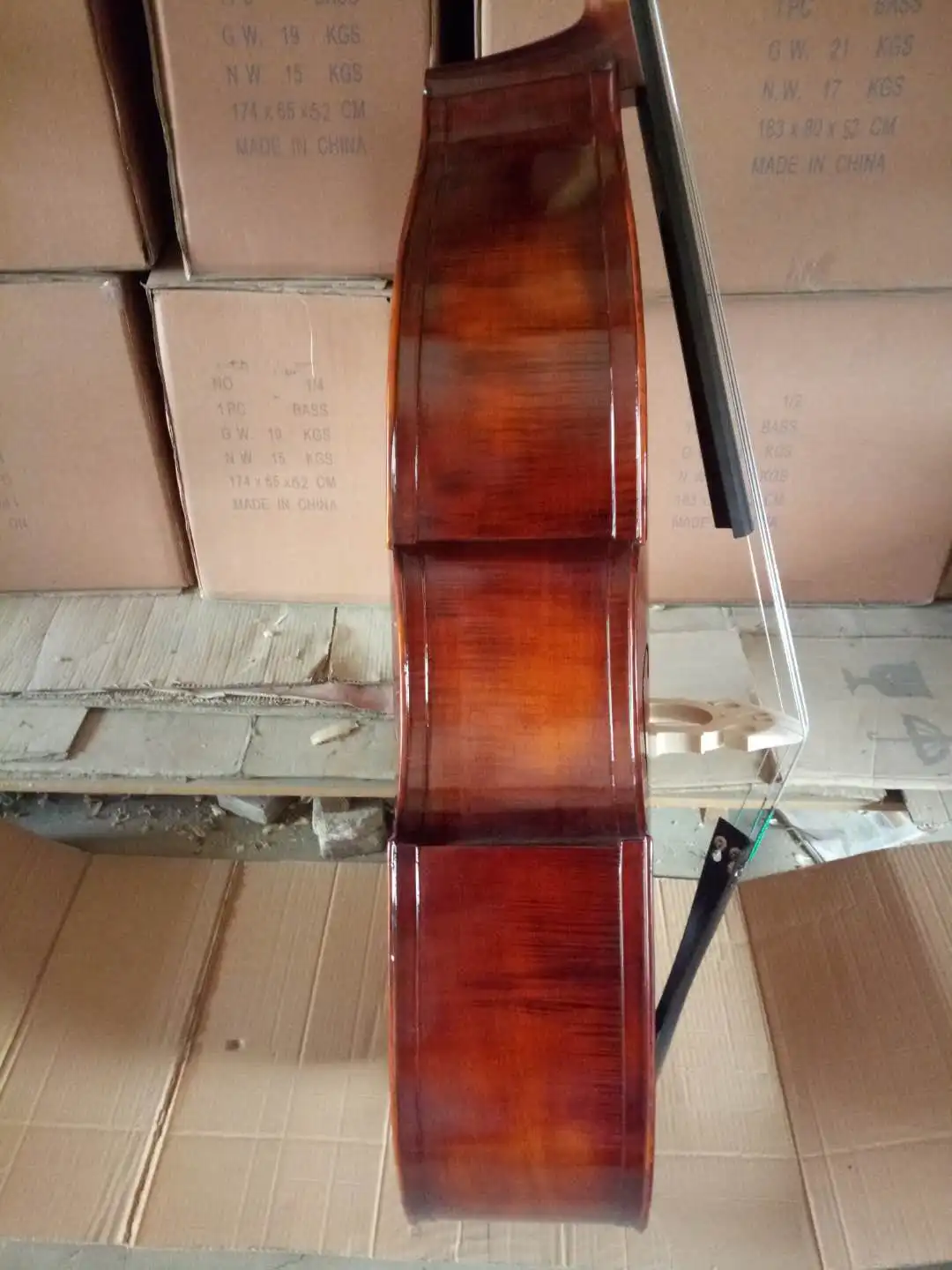 High Grade Flamed Handmade Professional Double Bass