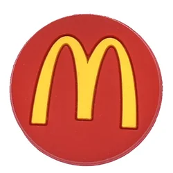 wholesale rubber croc charms McDonald pvc shoe charms for croc
