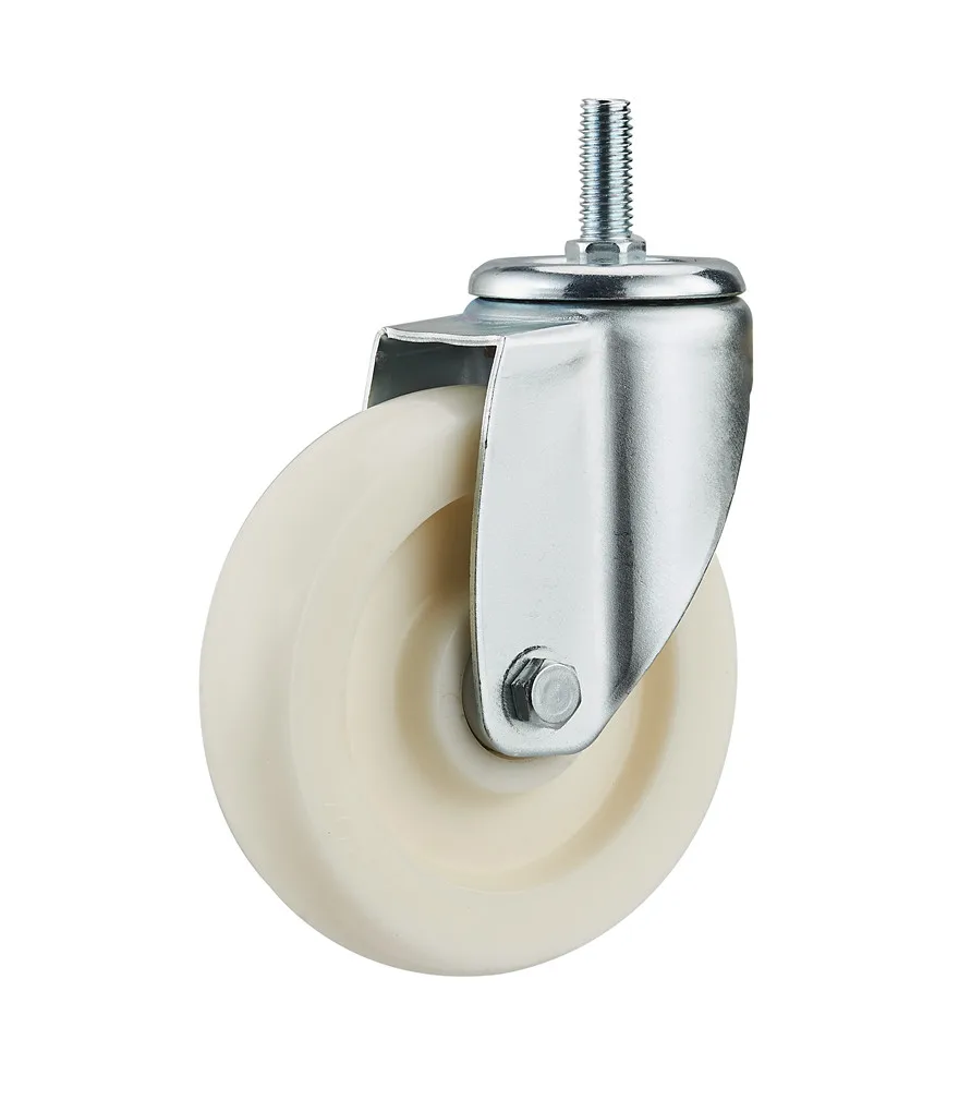 150KG Load Capacity 4 Inch 100mm Single Ball Race Bearing Polyurethane Locking Castor Wheel for Trolleys