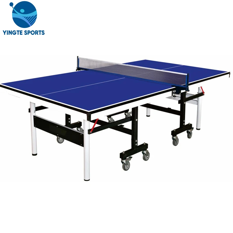 Surprise Price China High Quality Table Tennis Table Black Indoor Folding Folded Pingpong Table Tennis