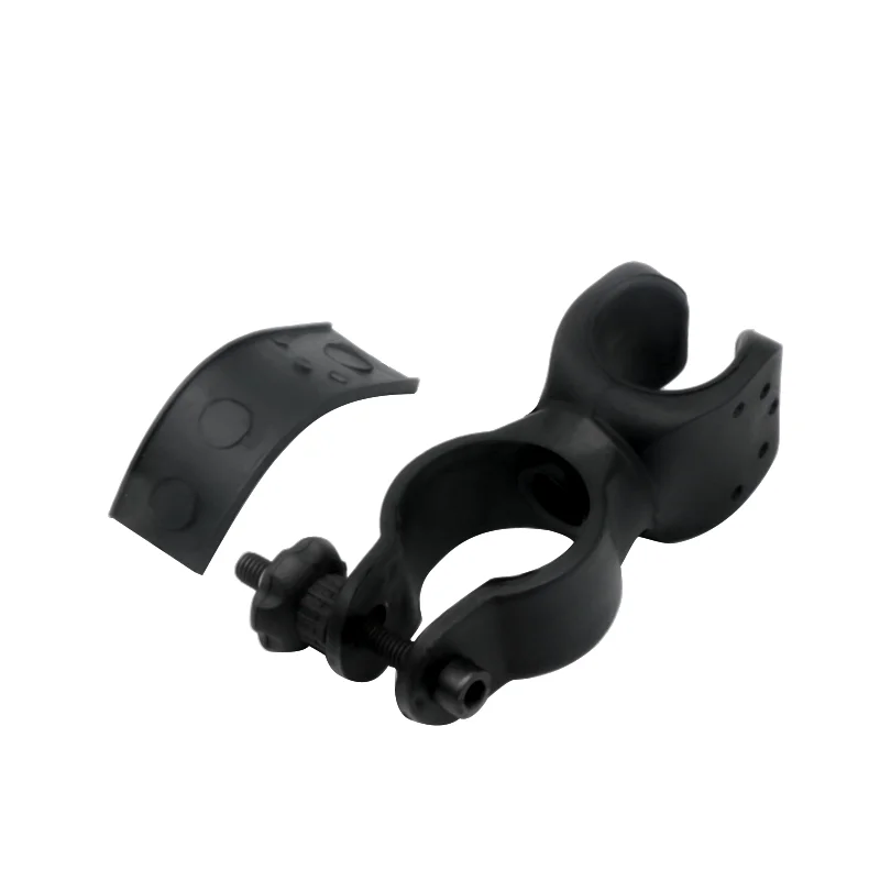 High quality bicycle light flashlight torch holder 360 rotation cyclye clip clamp bicycle flashlight holder