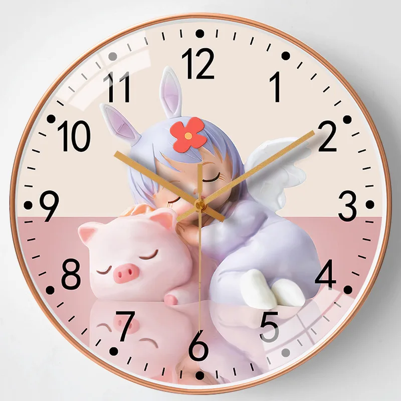 Classic Fancy Design Plastic Wall Clock for gifts