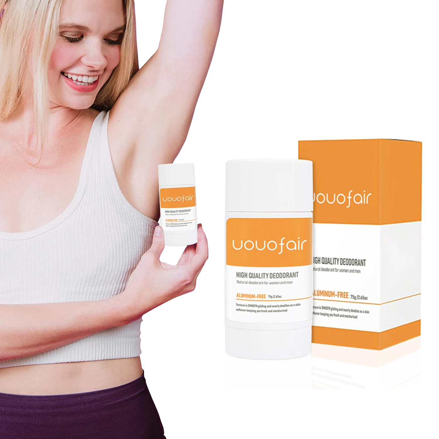  Private label Aluminum Free natural ingredients Long lasting cruelty free vegan deodorant stick for women and