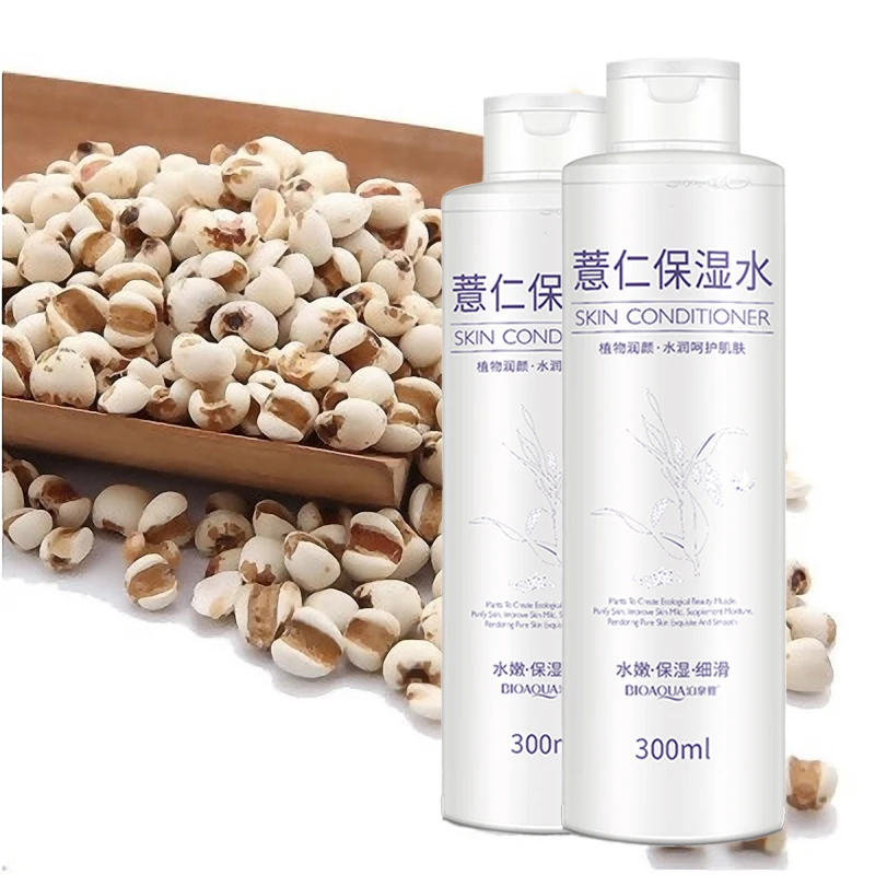 BIOAQUA skin care Cosmetics  Toner Bottles Hyaluronic Acid Organic Coix Seed Deep Moisturizing  Rose Water Toner