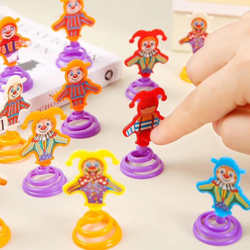 Hotsale Bulk Mini Spring Clown Figures Toys For Vending Capsule Classroom Prize Mini Spring Clown Figures Toys