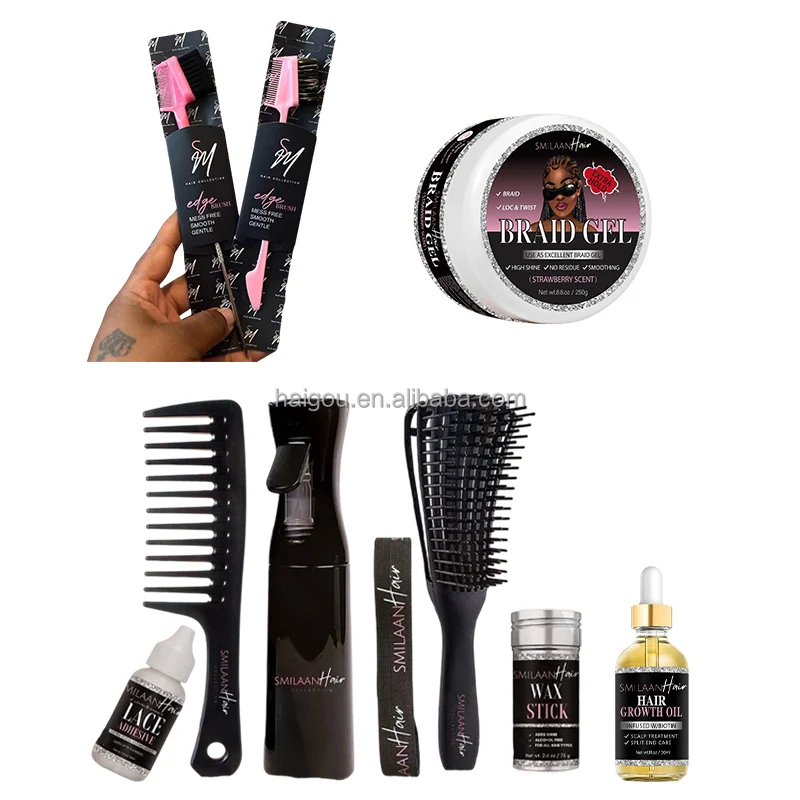 OEM Hair Extensions Chebe Oil HD Wig Cap Best Quality Lace Glue Spray Heat Protection Spray For Hair GrowthOil Gel Shine And Jam