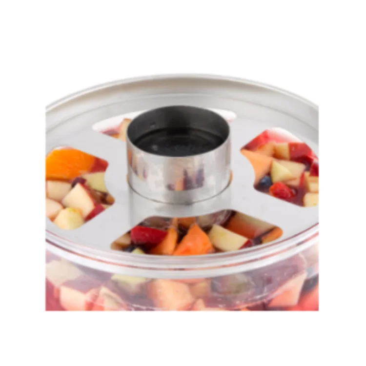 Two Tank With Tap Juice Dispenser Commercial Large Capacity Drink Dispenser Stainless Steel Barrel