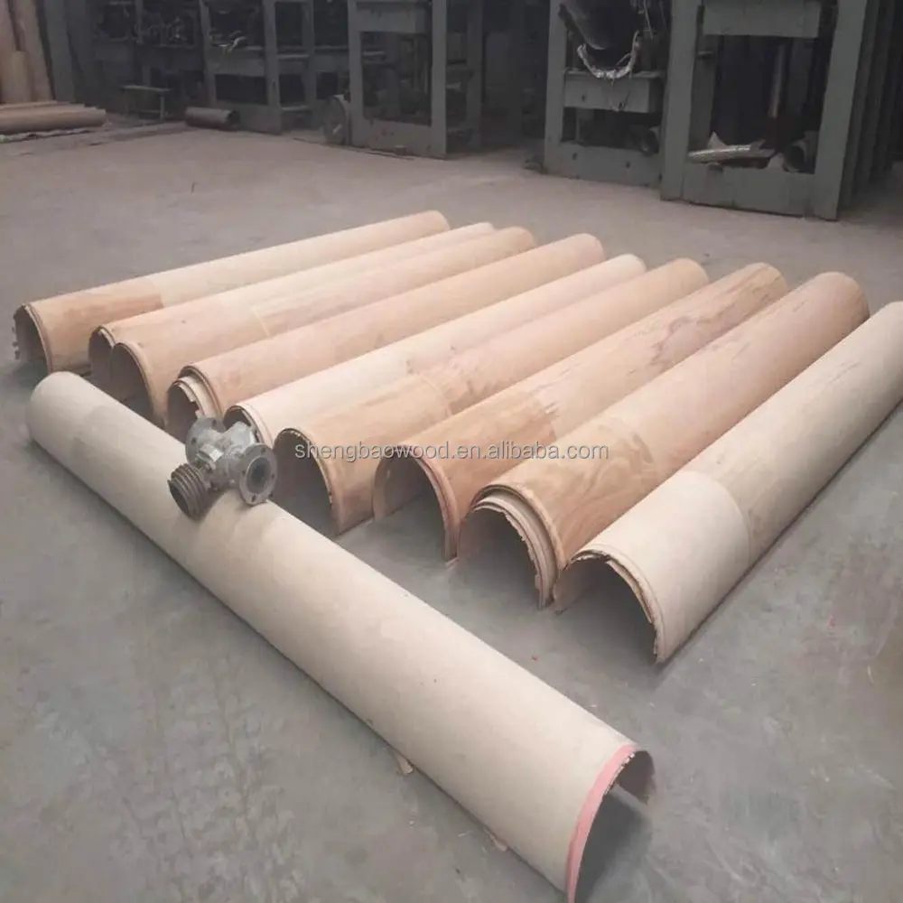 Rotary curved  bending plywood flexible plywood