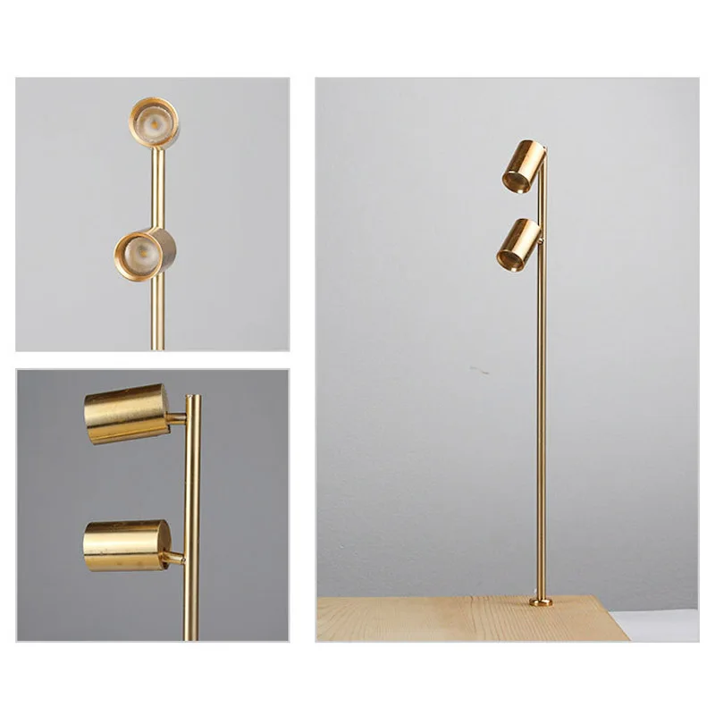 Custom Led Spot Watch Jewelry Display Light Double Head Shop Cabinet Museum Showcase Lighting