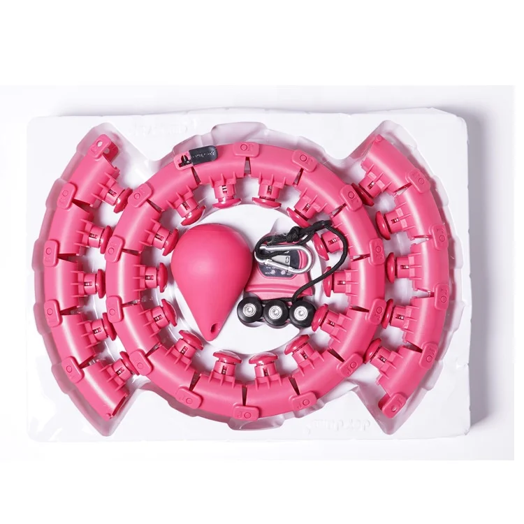 24 Knots Detachable Smart Weight Hula Ring Sport Hoop for Adults