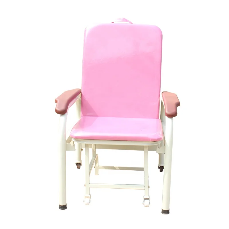 Convertible Attendant Chair medical reclining sofa chair folding patient accompany chair