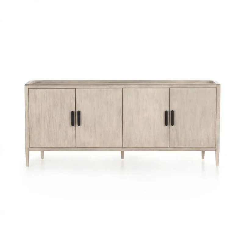 Living room furniture countryside solid wood modern recycled pine vintage furniture sideboard cabinet for dining room