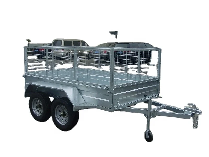 Manufacturer and Factory Supply cage trailer / Tandem box trailer CT0080E
