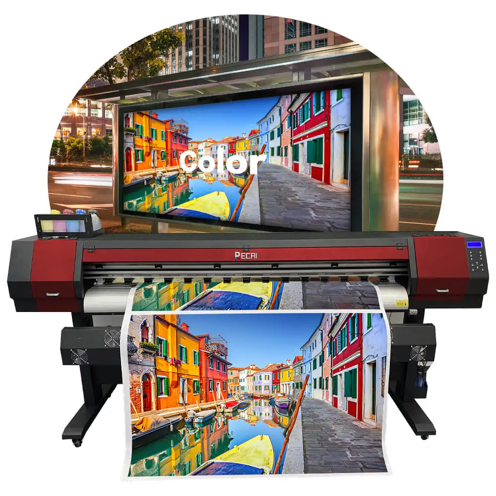 RECAI 6 Colors 1.8m Eco Solvent Printer for Car Film Banner Vinyl